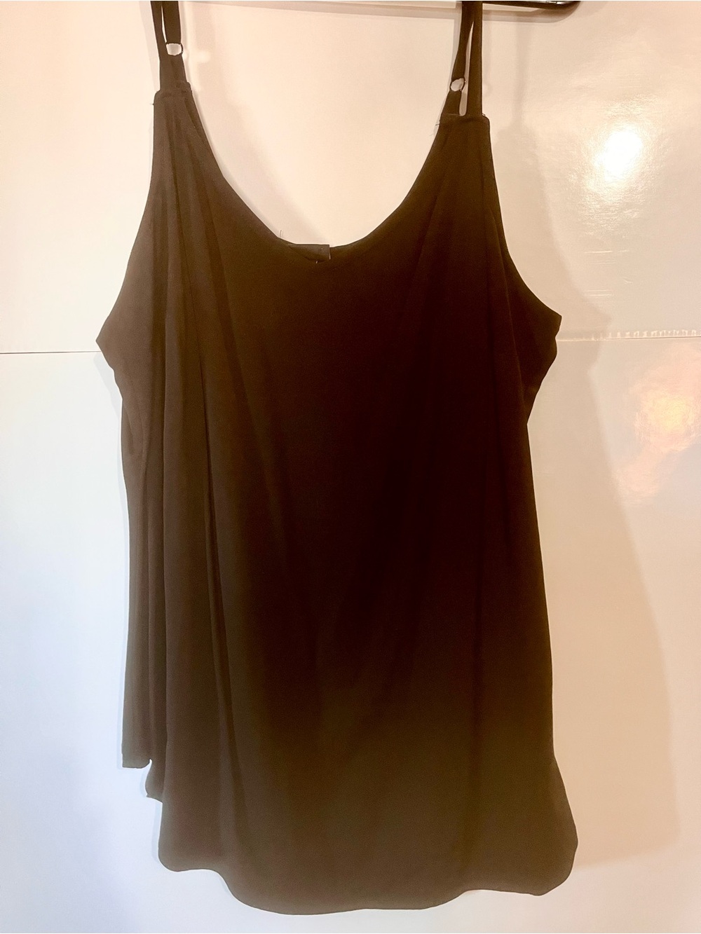 torrid Black Flowing Spaghetti Strap Tank